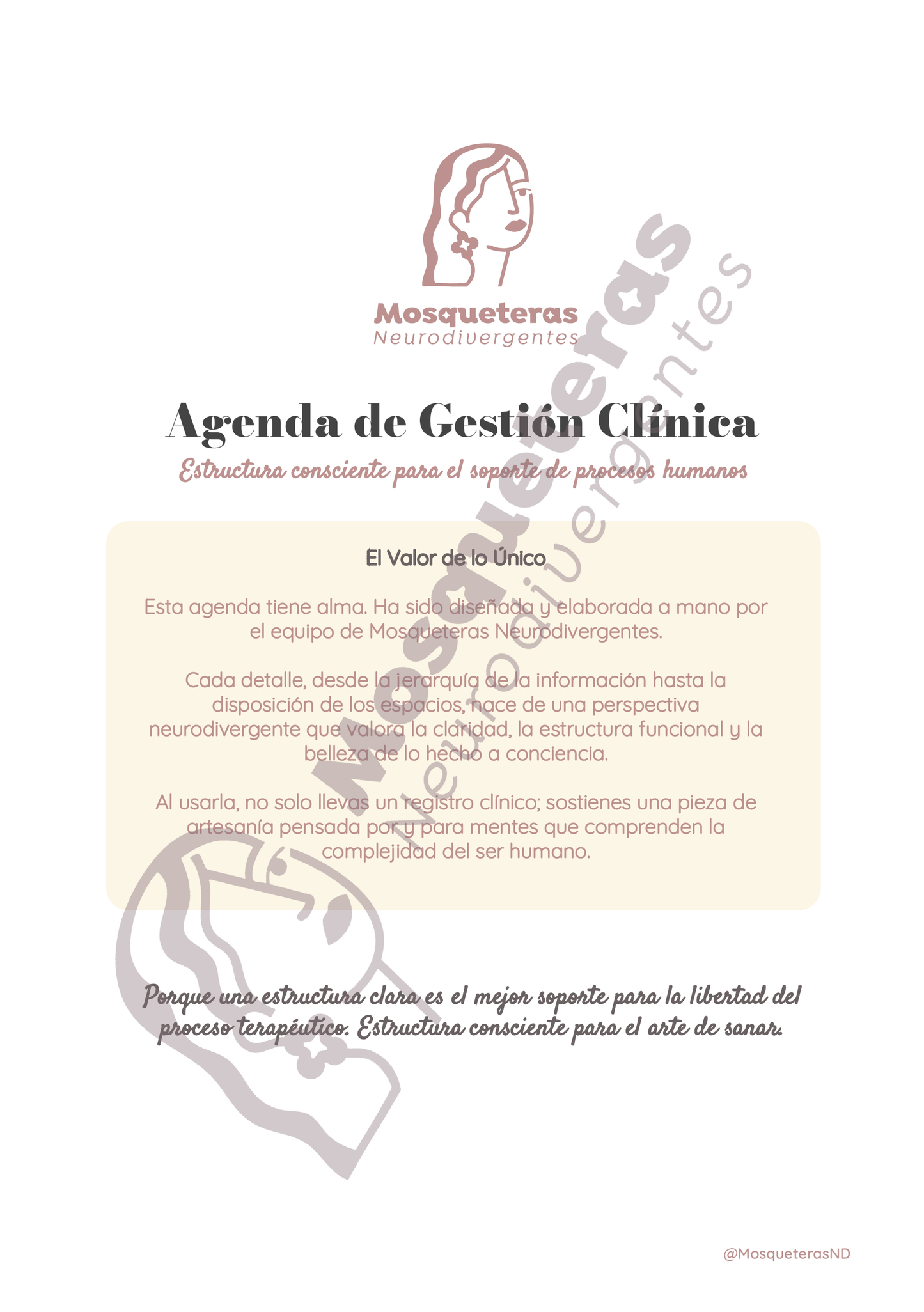 Agenda Psicologos/as – Gestión clínica (tamaño B5)- color rojo