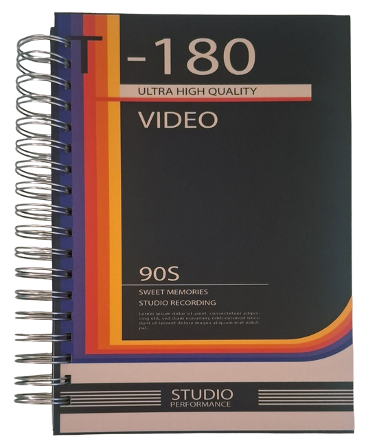 📕 Agenda Perpetua: Edición "Retro VHS T-180" 🎞️✨