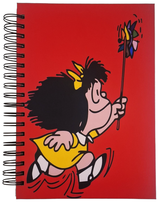 📕 Agenda Perpetua: Edición Mafalda "Remolino de Libertad" 🌈✨