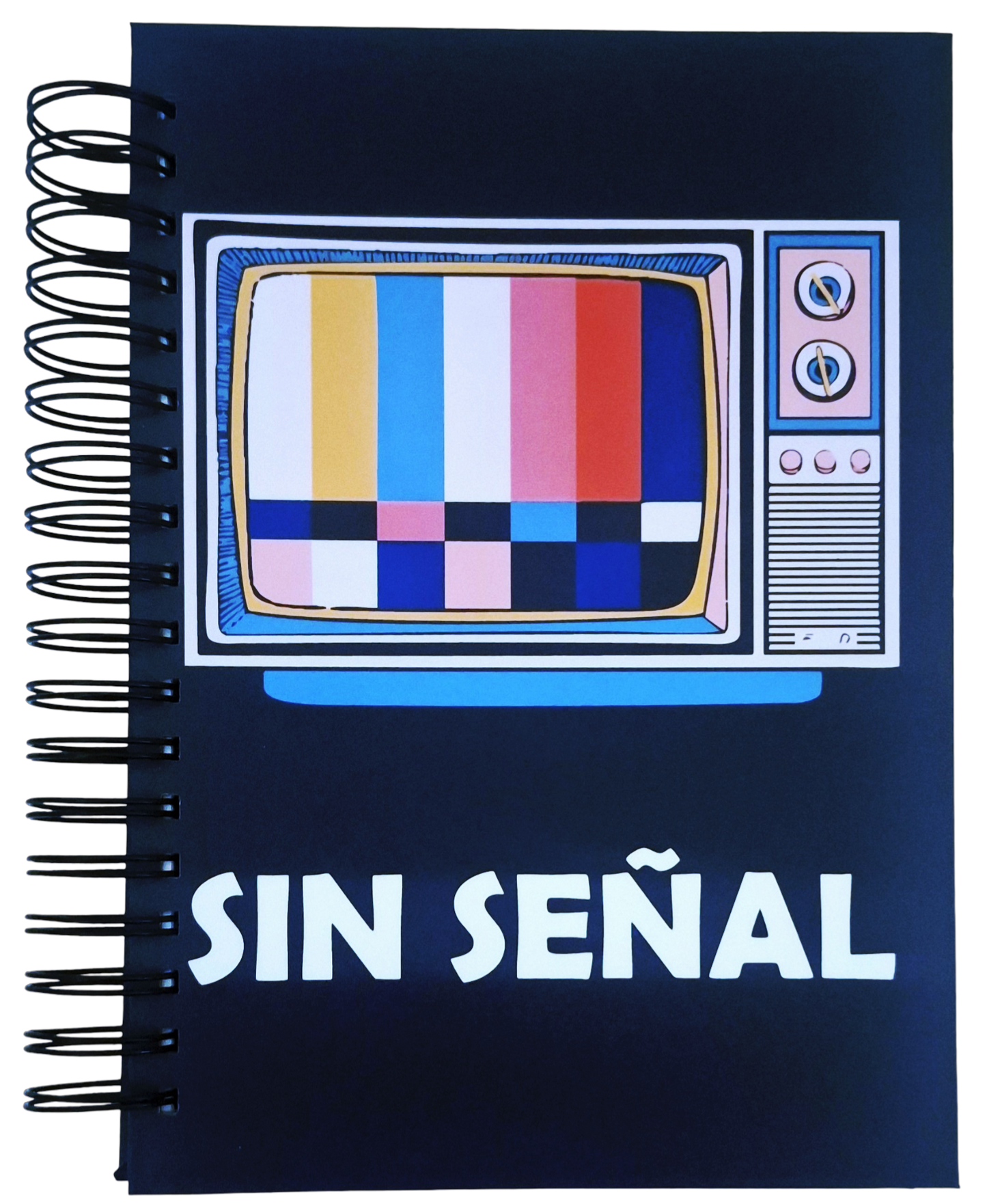 📕Agenda Perpetua Tamaño B5 - Sin señal Aro Negro📺⚡