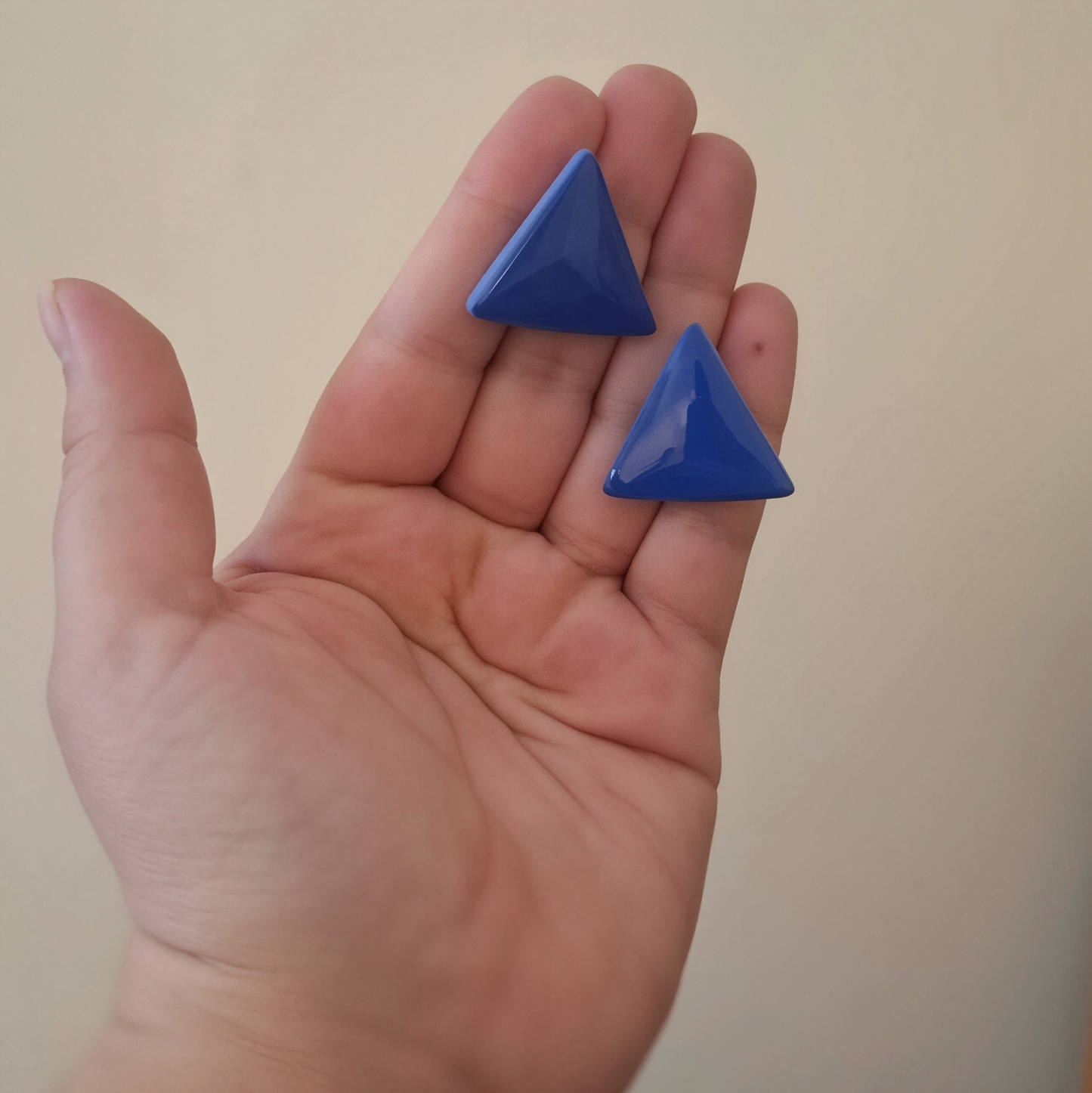 🔺 Aros Geométricos triangulo azul 🔺