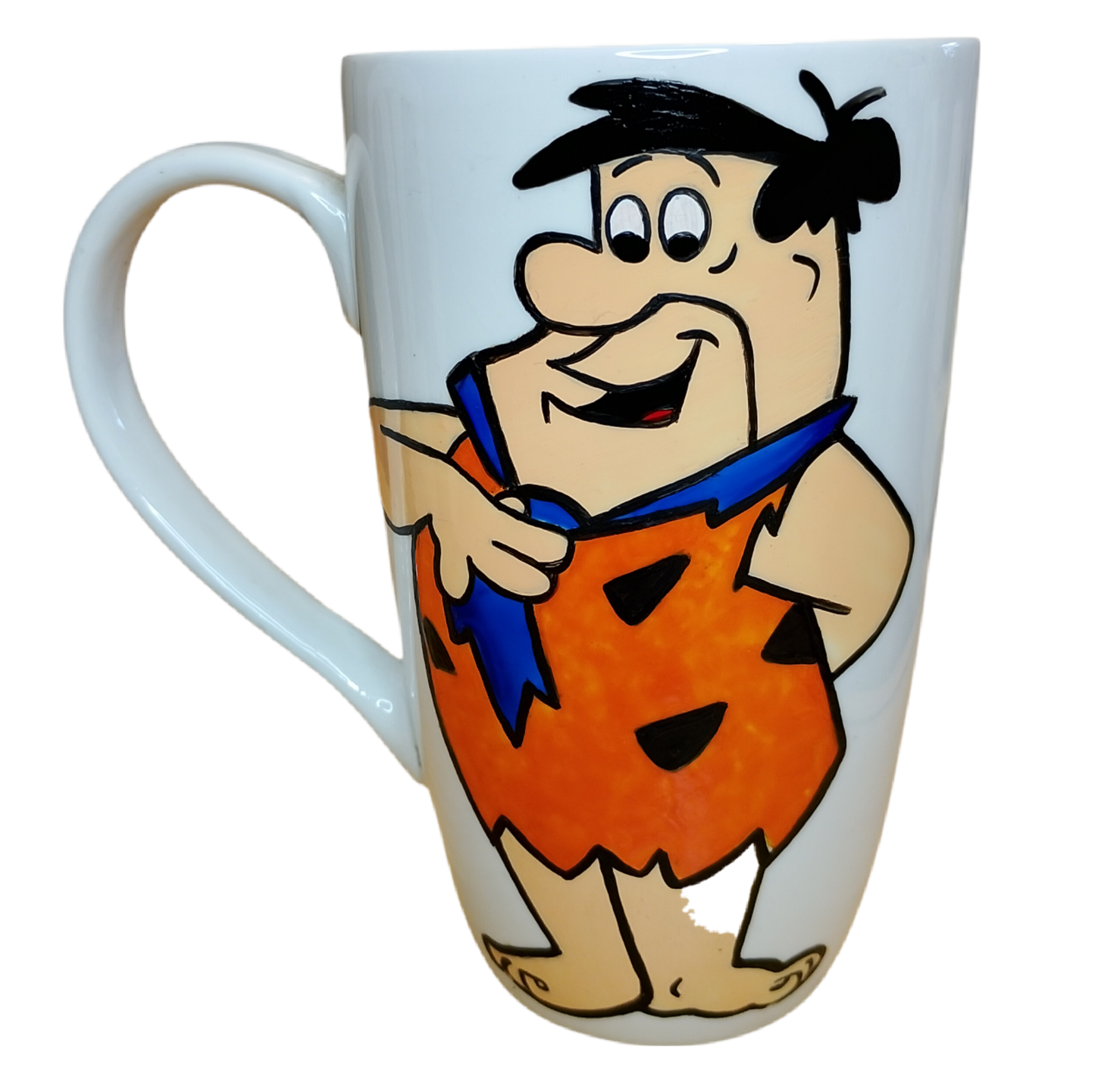 Tazón MUGG 500 cc – Pedro Picapiedra (Pintado a Mano)