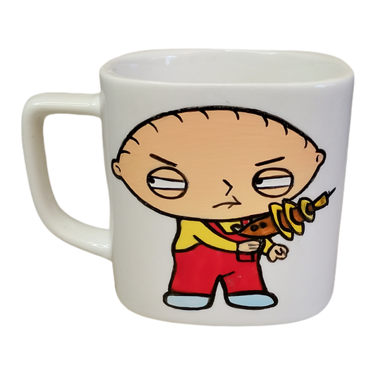 Tazón MUGG 250 cc – Stewie Griffin (Pintado a Mano)