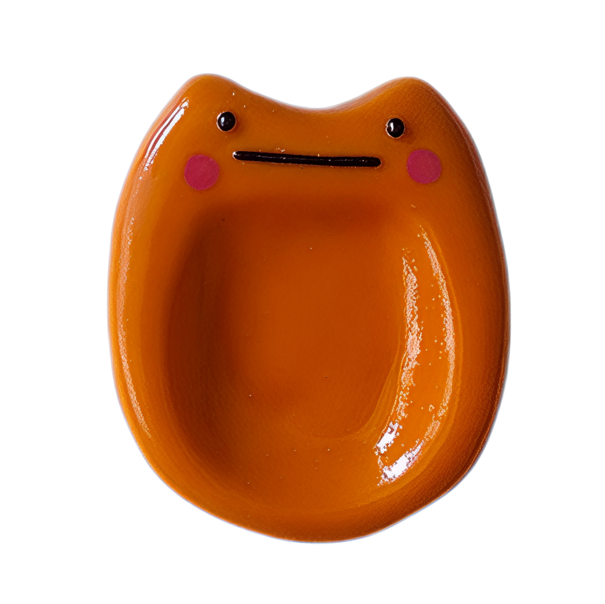 🎭 Piedrita de la Tranquilidad: Rostro del Enfoque Naranjo