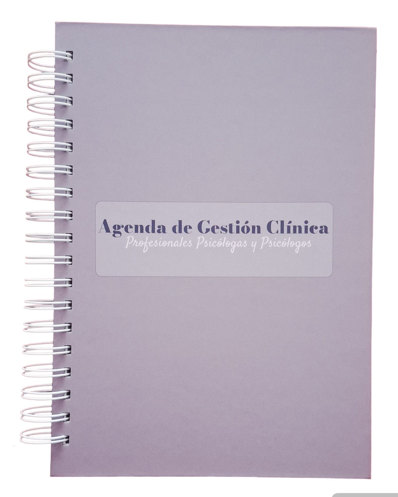 Agenda Psicologos/as – Gestión clínica (tamaño B5)