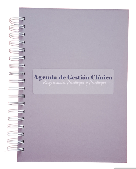 Agenda Psicologos/as – Gestión clínica (tamaño B5)