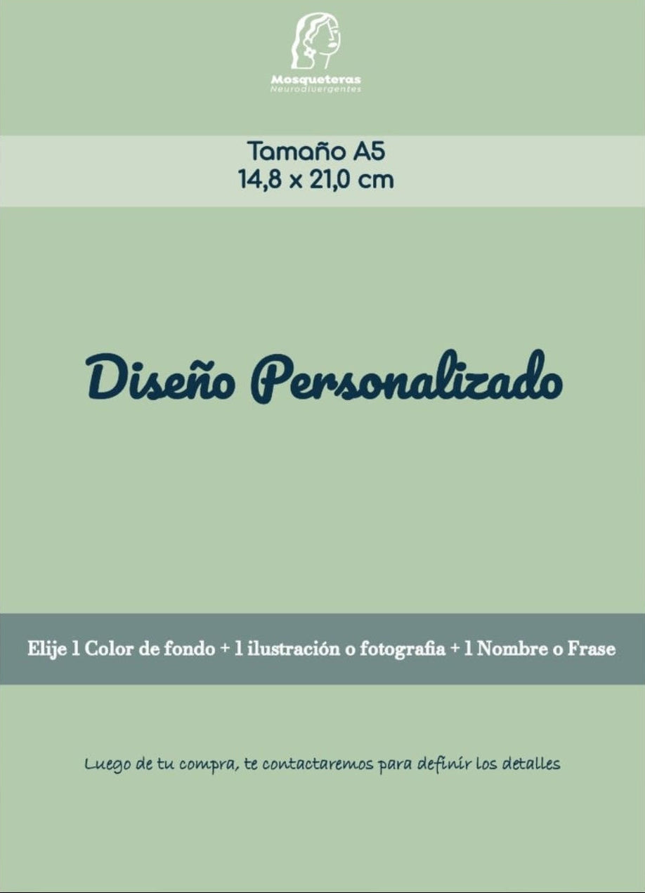 📕 Agenda Perpetua: Edición Tamaño A5 - "Tu Propio Diseño" ✨