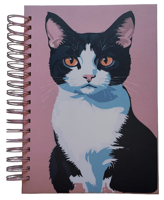 📕 Agenda Perpetua: Edición "Gatito Tuxedo" 🐱✨